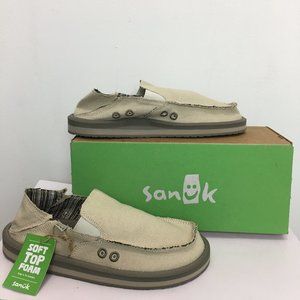 NEW Sanuk Vagabond St Hemp Shoes Natural